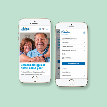 DaVita Mobile Navigation